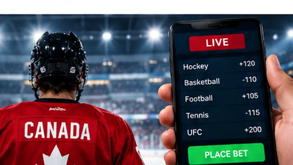 Canadian hockey game-day scene used to illustrate British Columbia sports culture