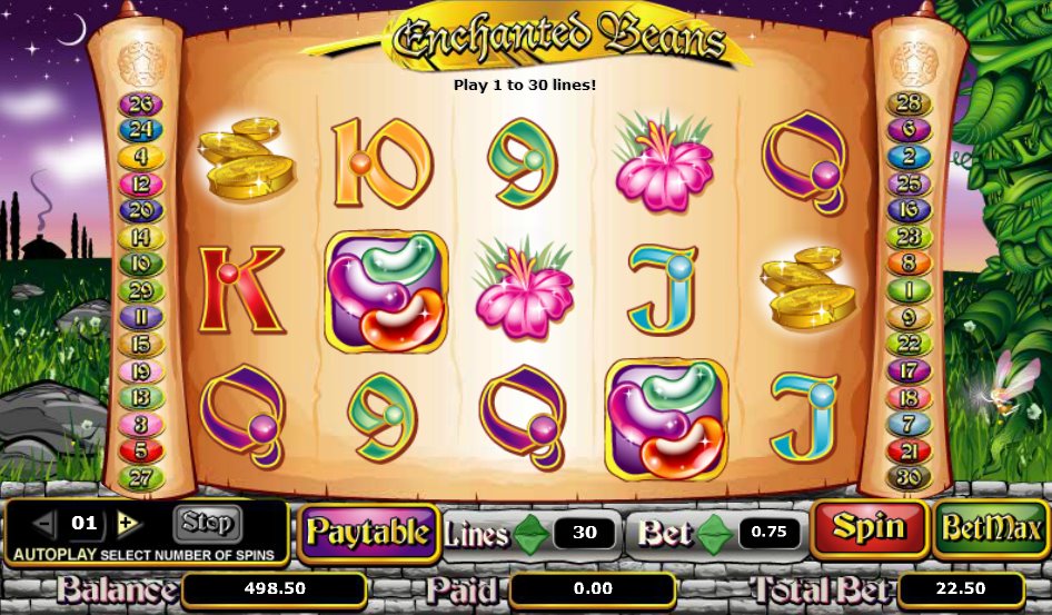 Enchanted Beans game screenshot 1