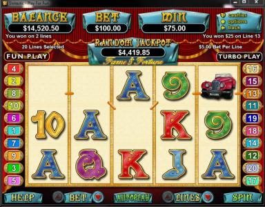 Fame and Fortune slot preview