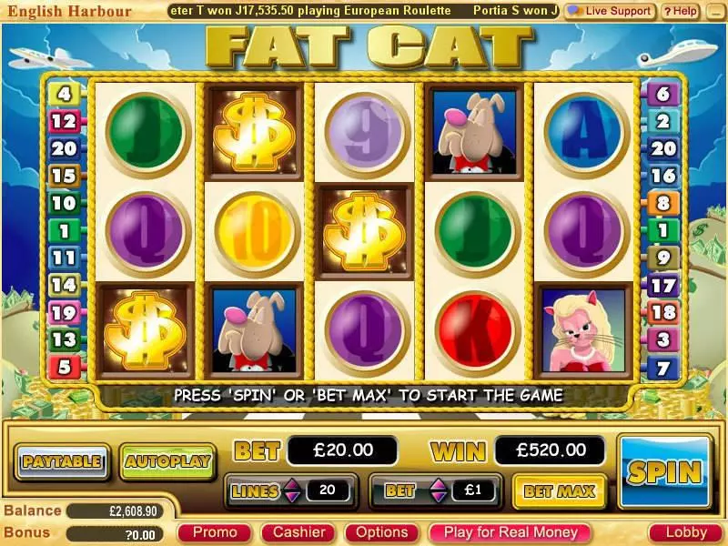 Fat Cat slot preview