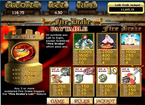 Fire Drake game screenshot 2