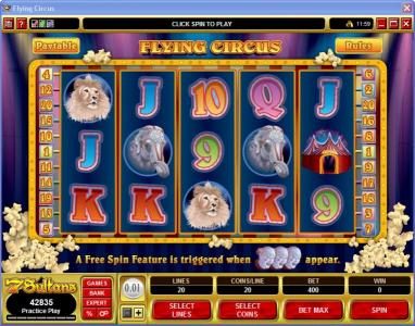 Flying Circus slot preview