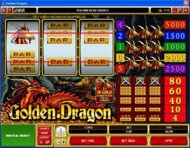 Golden Dragon game screenshot 2