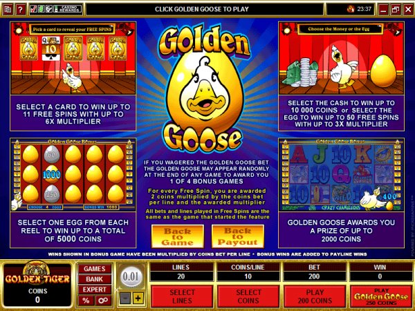 Golden Goose: Crazy Chameleons game screenshot 1
