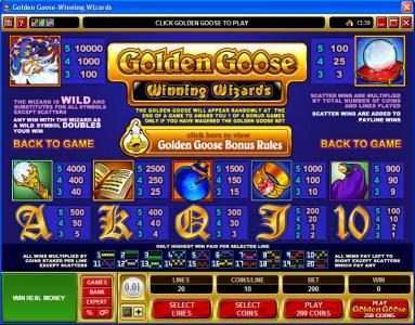 Golden Goose: Winning Wizards game screenshot 2