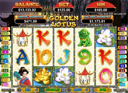 Golden Lotus game screenshot 1