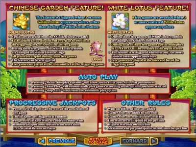 Golden Lotus game screenshot 2