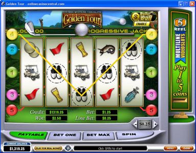 Golden Tour game screenshot 1