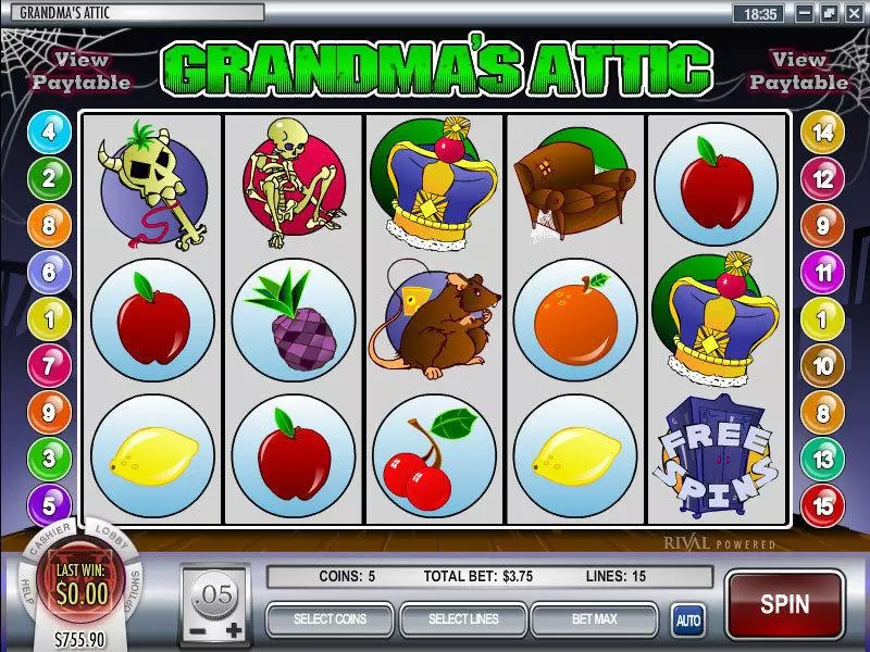 Grandma's Attic game screenshot 1