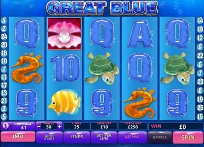 Great Blue game screenshot 1