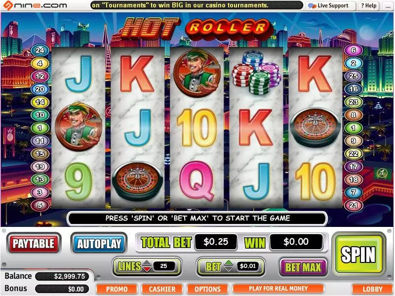 Hot Roller game screenshot 1