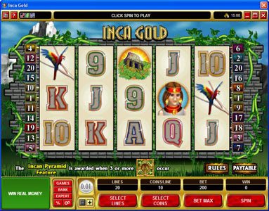 Inca Gold game screenshot 1