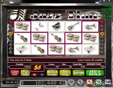 Jazz Time game screenshot 1