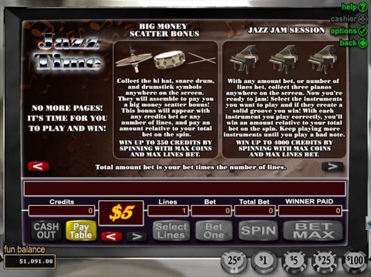 Jazz Time game screenshot 2