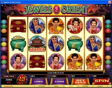 Jewels of the Orient game screenshot 1