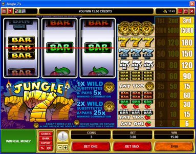 Jungle 7s game screenshot 1