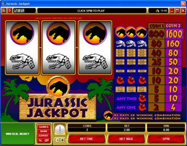 Jurassic Jackpot game screenshot 2