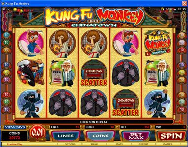 Kung Fu Monkey game screenshot 1